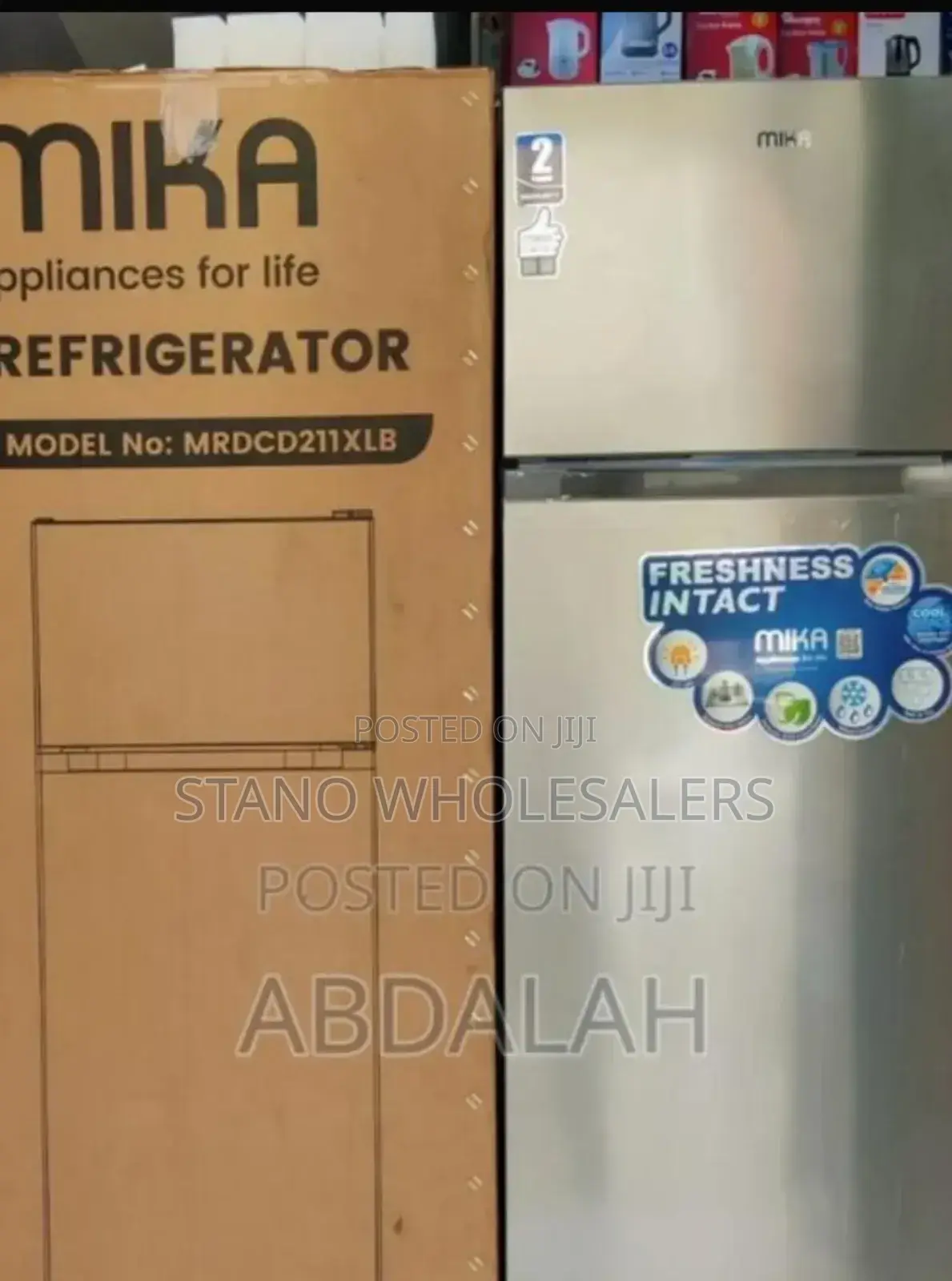 211litres Mika Refrigerator