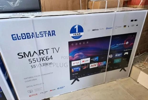 55-Inch Ultra Hd Display - Globalstar Frameless Android Tv - main view