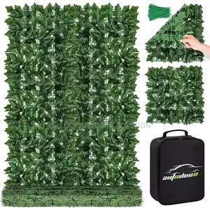 Secure and Elegant Dark Green Privacy Fence