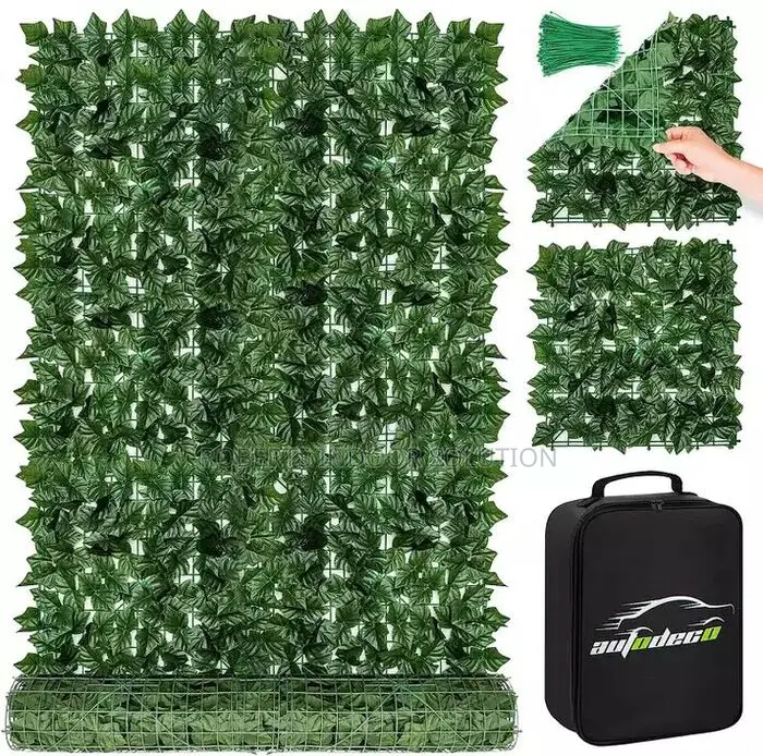 Secure and Elegant Dark Green Privacy Fence