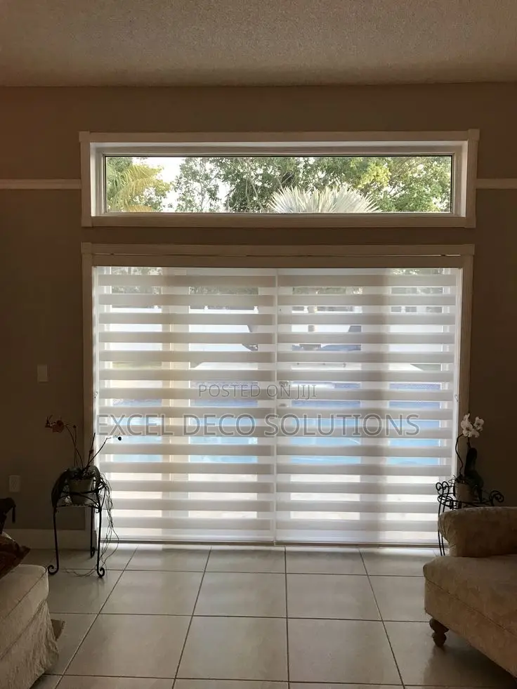 Elegant Zebra Blinds | Custom Size Color | Day Night Solution