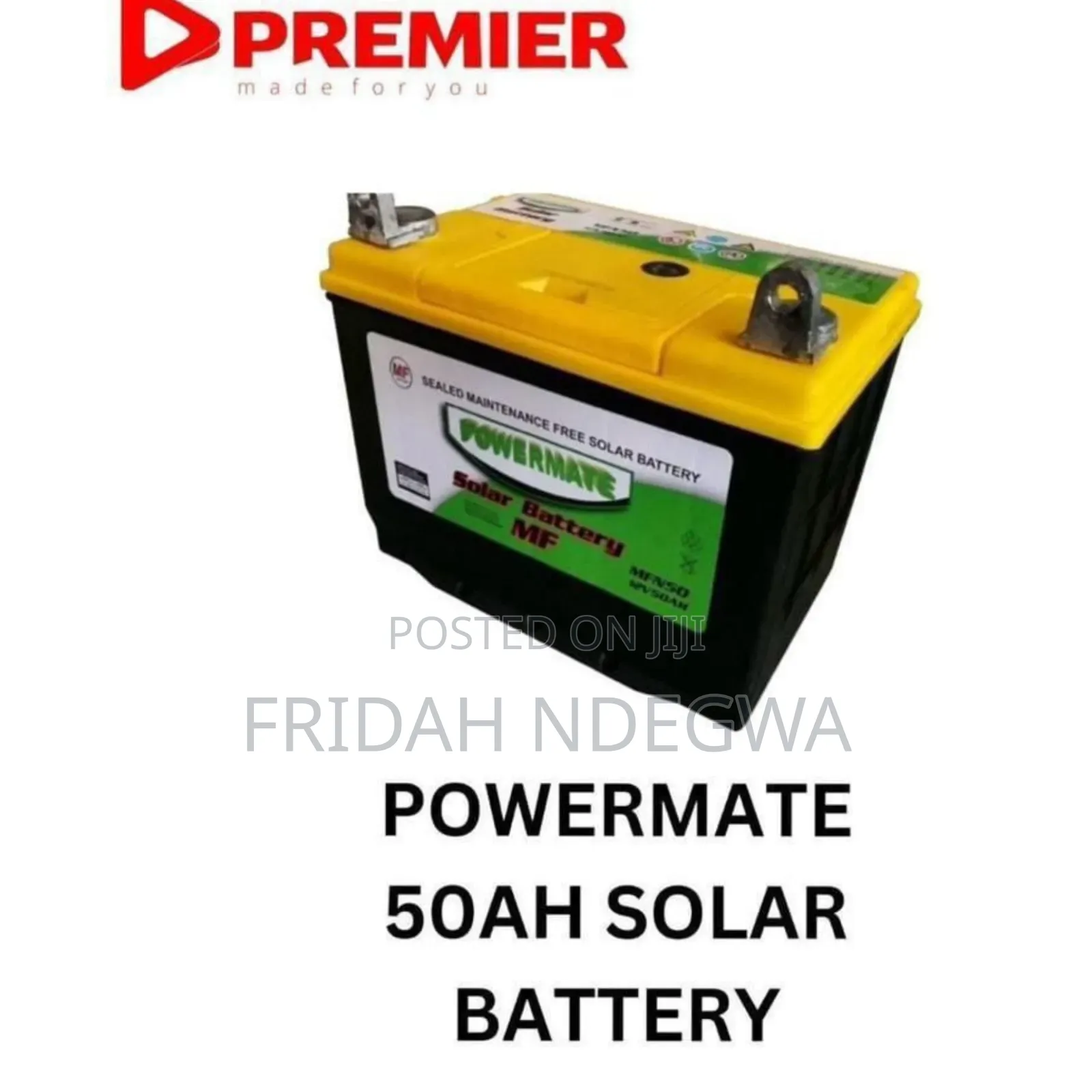 Powermate 50ah Solar Battery