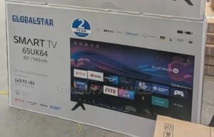 Globalstar Smart Android Tv 65 Inch, Netflix, Youtube - Black - main view