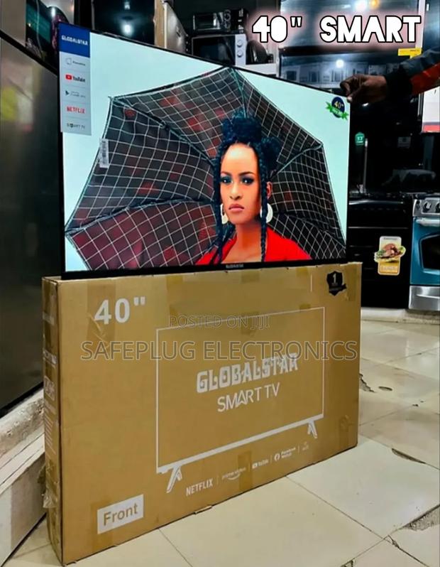 40-Inch Hd Display - Globalstar 40" Smart Tv, Slim Stylish Design