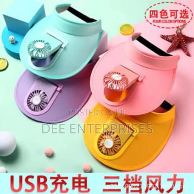 Sun Visor Hats With Usb Fan - thumbnail 3
