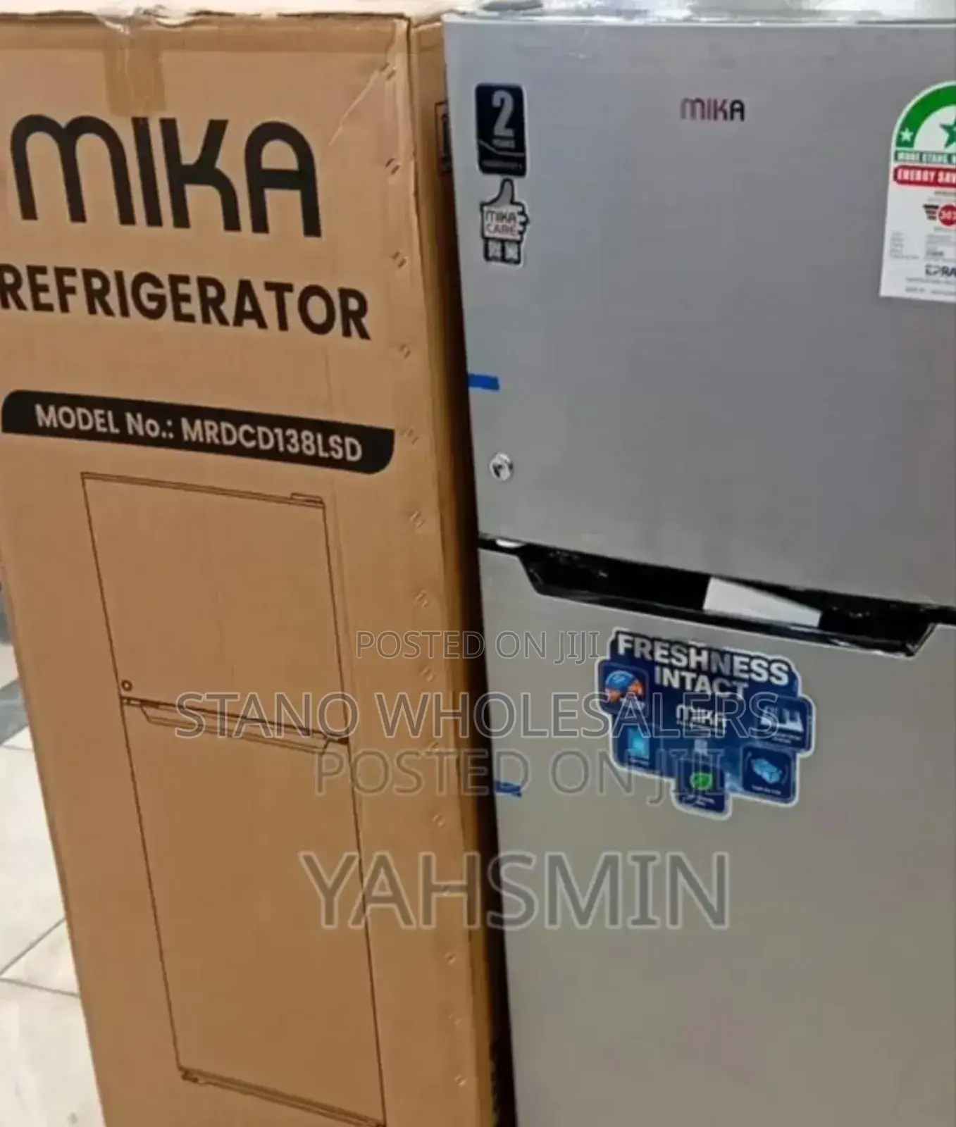 168litres Mika Refrigerator