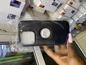Moloer Vegan Leather iPhone 16 Pro Case With Apple Logo Cut