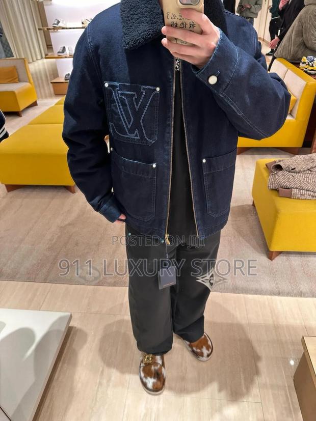 Louis Vuitton Wintery Workwear Denim Jacket - thumbnail 4