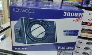 Kenwood Kw- 10 Inch Activate Subwoofer. 3000w Base