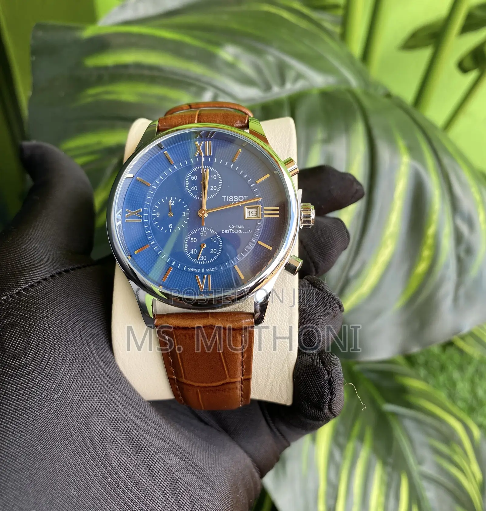 Quality Tissot for Gents Leather Watch