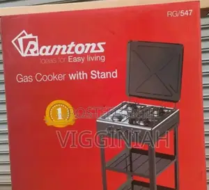 Ramtons Cooker Full Gas With Shelves