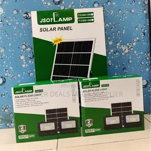 Jsot 100w+100w 2-in-1 Solar Floodlight Maximum Brightness Security