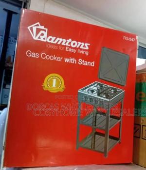 4 Burner Ramtons Cooker With Shelves - thumbnail 2