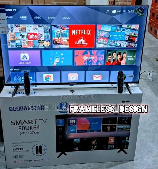 Full Hd Globalstar Smart Android 50" Inches Frameless Tv - thumbnail 3