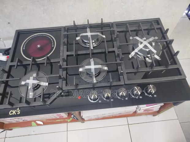 Ck's Inbuilt Hob 90cm 4 Gas 1 Ceramic - thumbnail 2