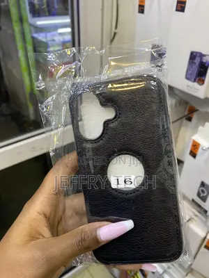 Mookle Vegan Leather iPhone 16 Case With Apple Logo Cut