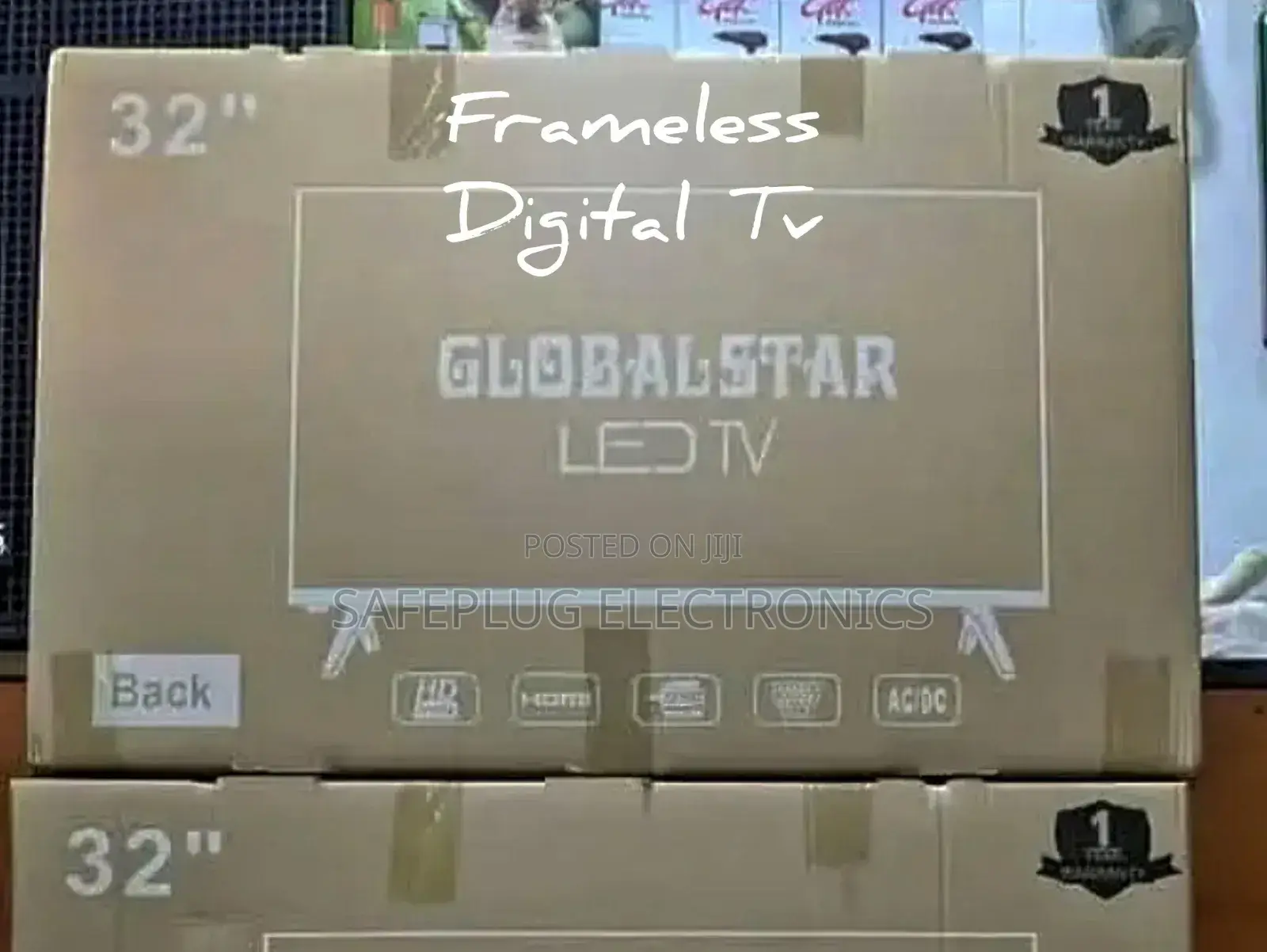 32-Inch Hd Ready Screen Digital Frameless Globalstar Tv