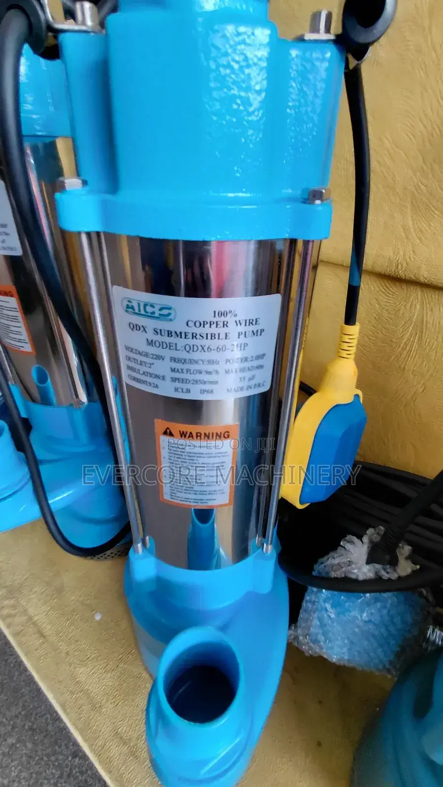 Aico Japan Electric Submersible Water Pump 2hp 2inch