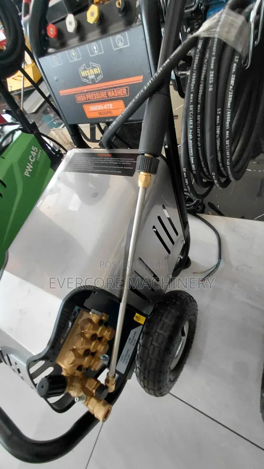 Hisaki Japan 3600psi Electric Highpressure Washer Three Phase.