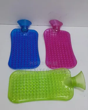 Hot Water Bottle With Massage Bubbles