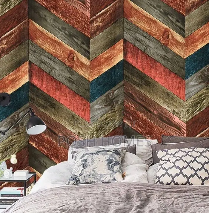 Vintage Rustic Brick Peel and Stick Wallpapers Warm Finish