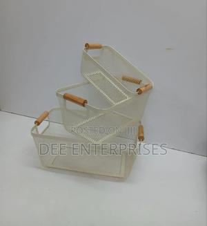 3pcs Storage Organizers/Fruit Storage Baskets - thumbnail 2