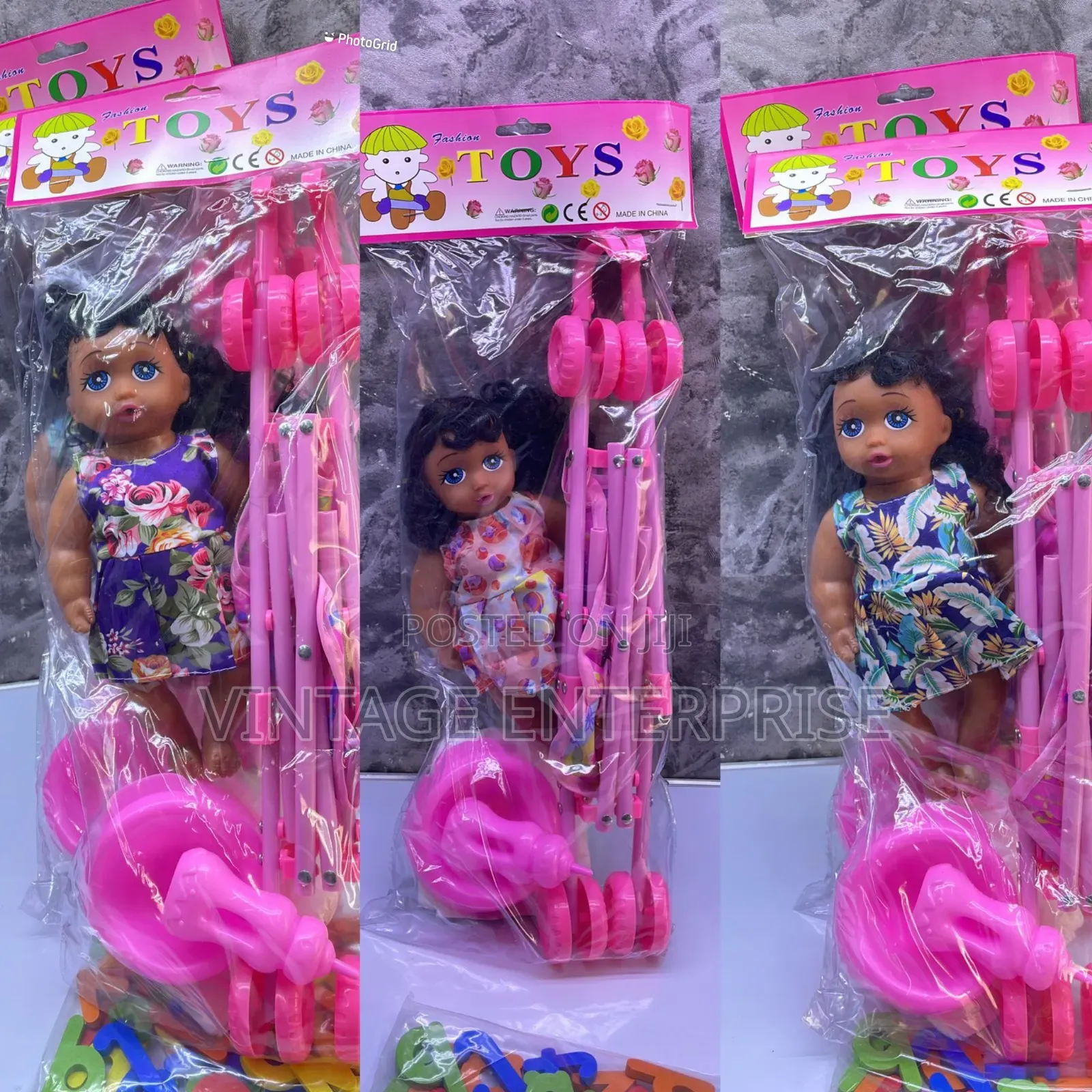 Kids Doll Plus Stroller