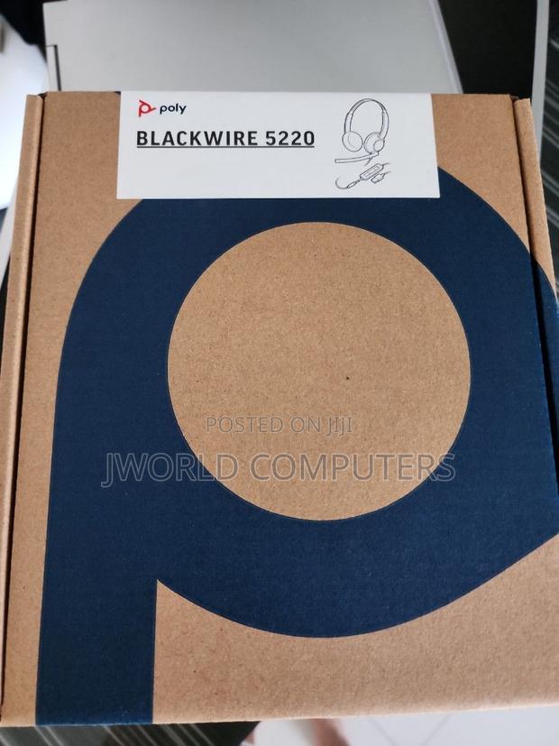 Plantronics Poly Blackwire 5220 Stereo Wired Headset - main view