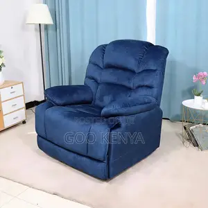 Home Sofa; Velvet Single Reclining Soft Sofa for Living Room