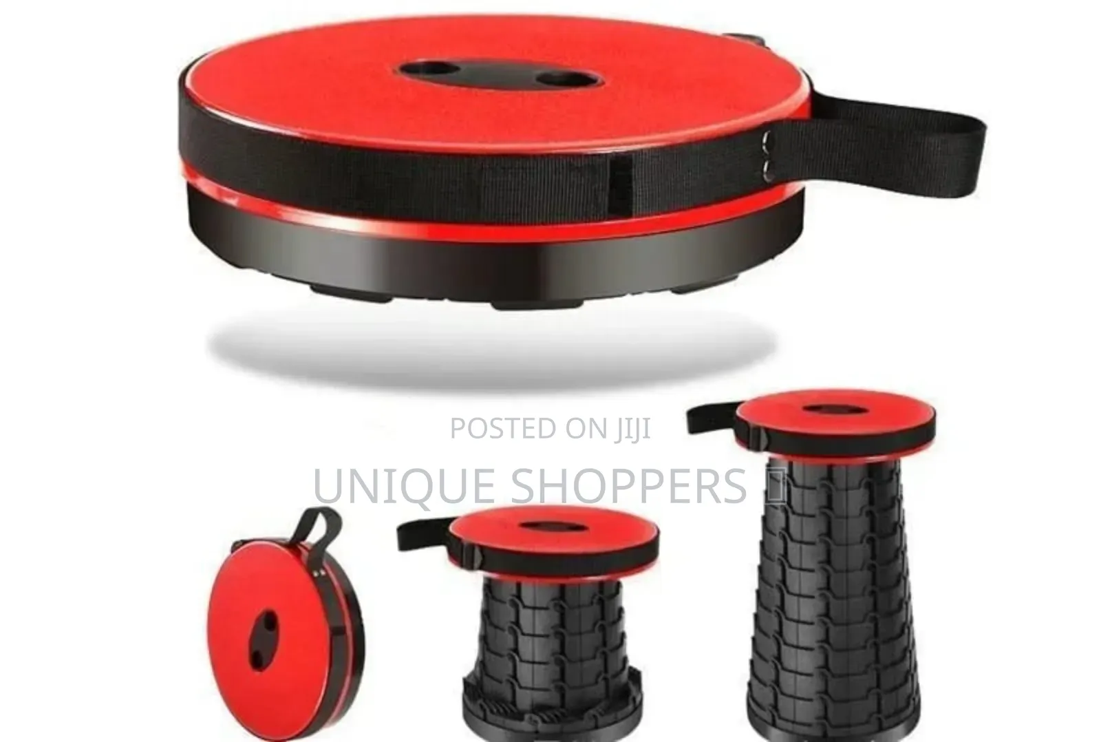 Portable Retractable Plastic Stool* *Adjustable Foldable Chair