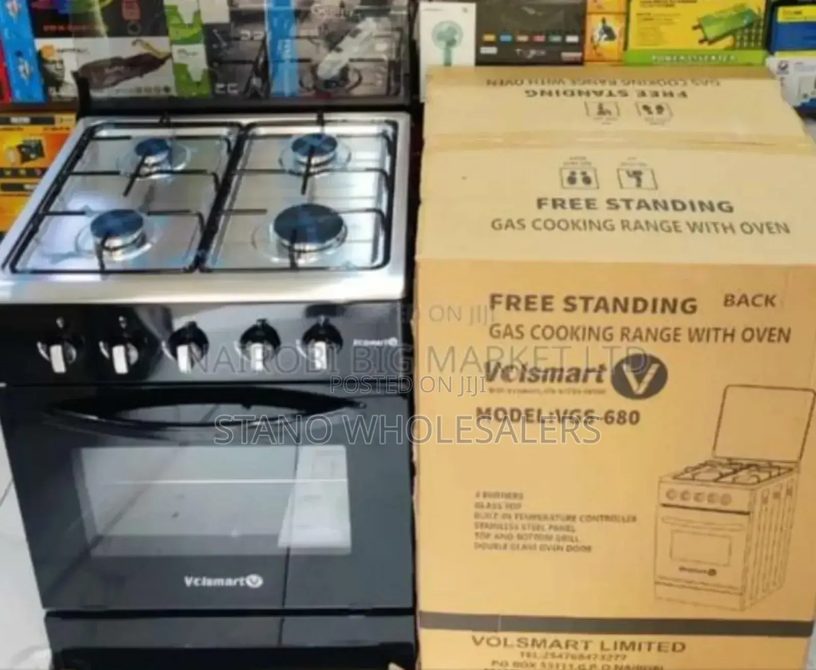 Volsmart Full Gas Cooker 60 by 60