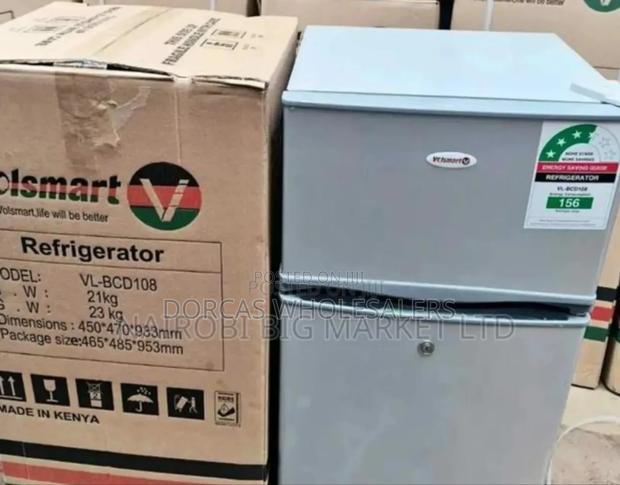 Double Door Volsmart Fridge 108l