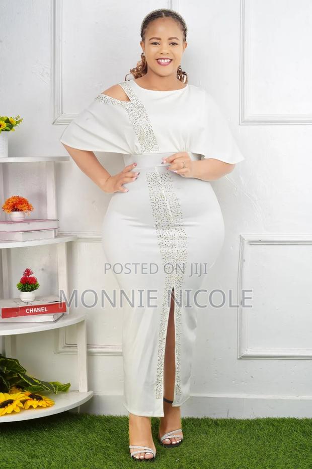 Fancy Dinner Dress/White Corporate Dinner Dress