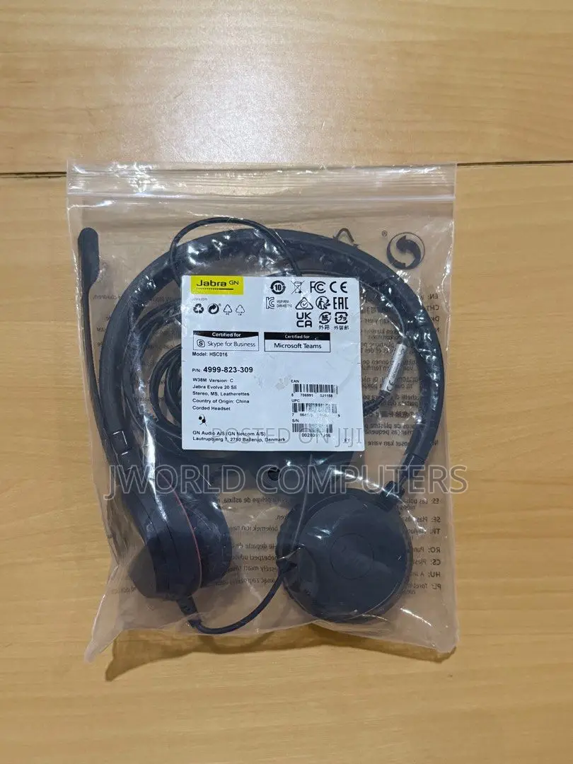 Jabra Evolve 20 Ms Stereo Headset Evolve 20 Ms