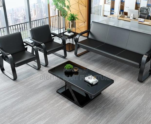 Office Sofa: Best Smart Black Office Sofa - thumbnail 4