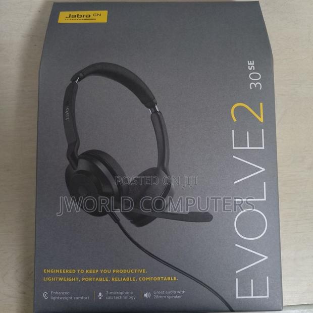 Jabra Evolve 2 30 Se Wired Headphone - main view