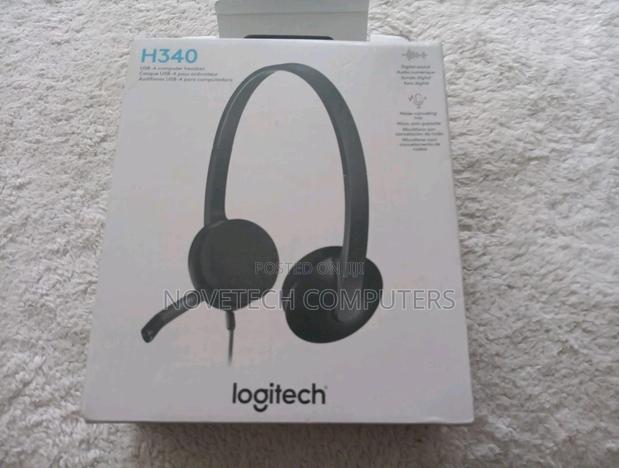 Logitech H340 Corded Headset Usb Black - main view