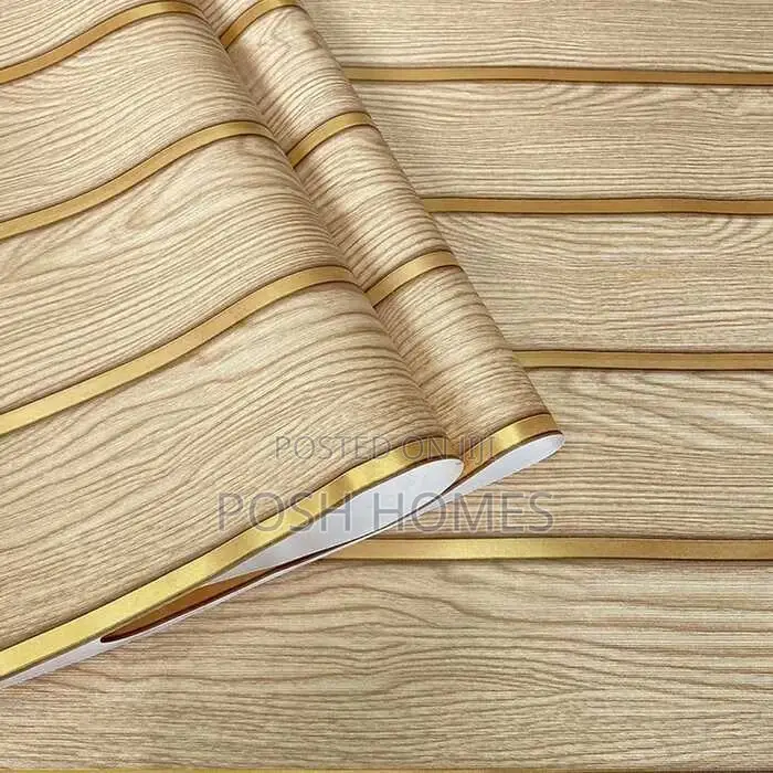 Darb Brown Brick Self Adhesive Wallpapers Elegant Look