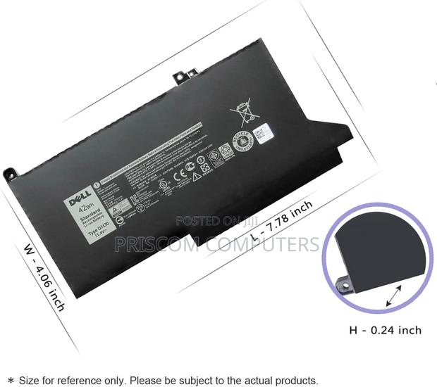 Laptop Battery Dj1jo for Dell Latitude 12 7280 7290 E7280 E7290 - thumbnail 2