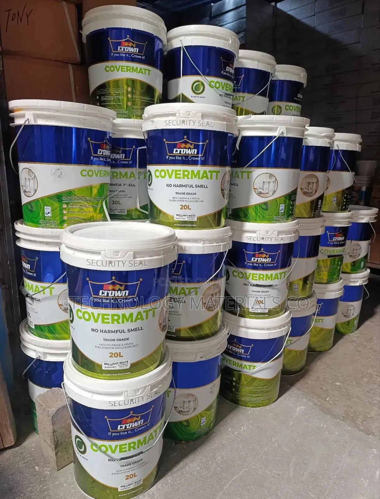 Durable Covermatt 20l Brilliant White Paint