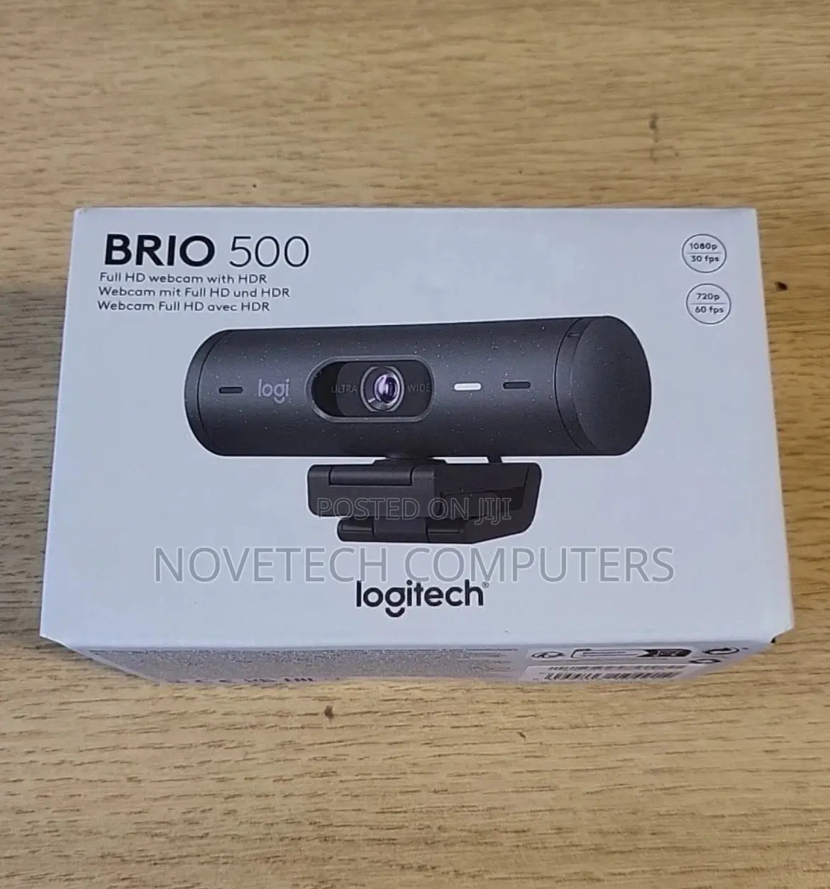 Brand New Logitech Brio 500 Full Hd Webcam - Graphite
