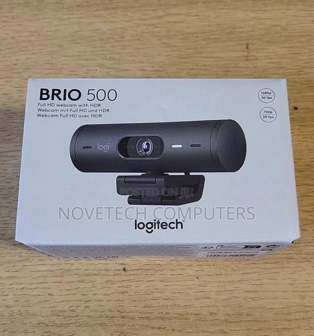 Brand New Logitech Brio 500 Full Hd Webcam - Graphite