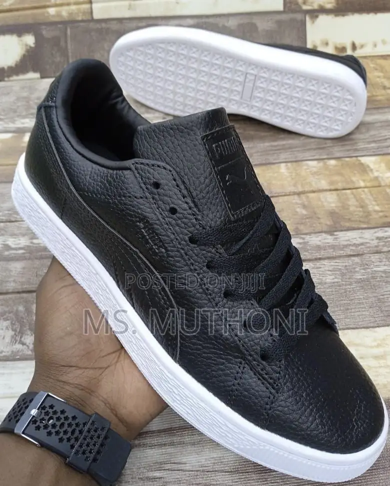 Puma Suede Lace Up Men Sneakers ( Black / Brown / Gray ) Sizes; 40-45
