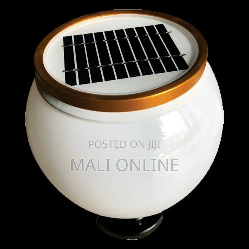 3w Solar Lamp Post Light Outdoor Waterproof Ip65 Led 165lm Abs Pillar.