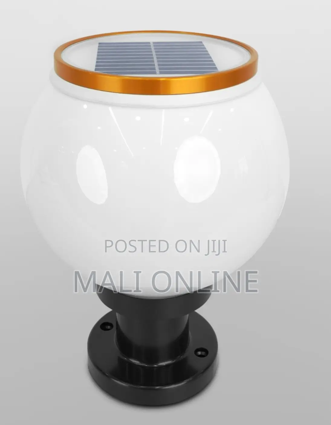 3w Solar Lamp Post Light Outdoor Waterproof Ip65 Led 165lm Abs Pillar.