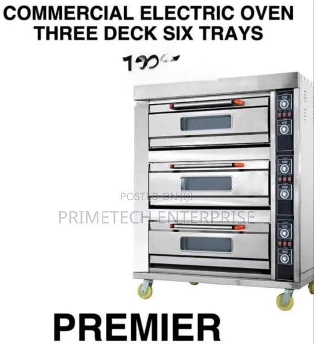 3deck 6tray Baking Oven - main view