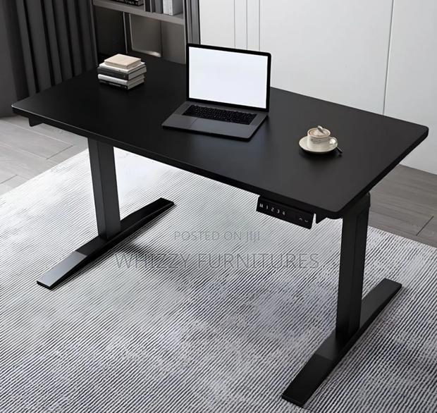 Height Adjastable Standing Desk(Black - thumbnail 2