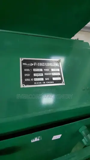 Milano Italia Combined Maize Flour Roller Mill 400kg/Hr. Capacity.