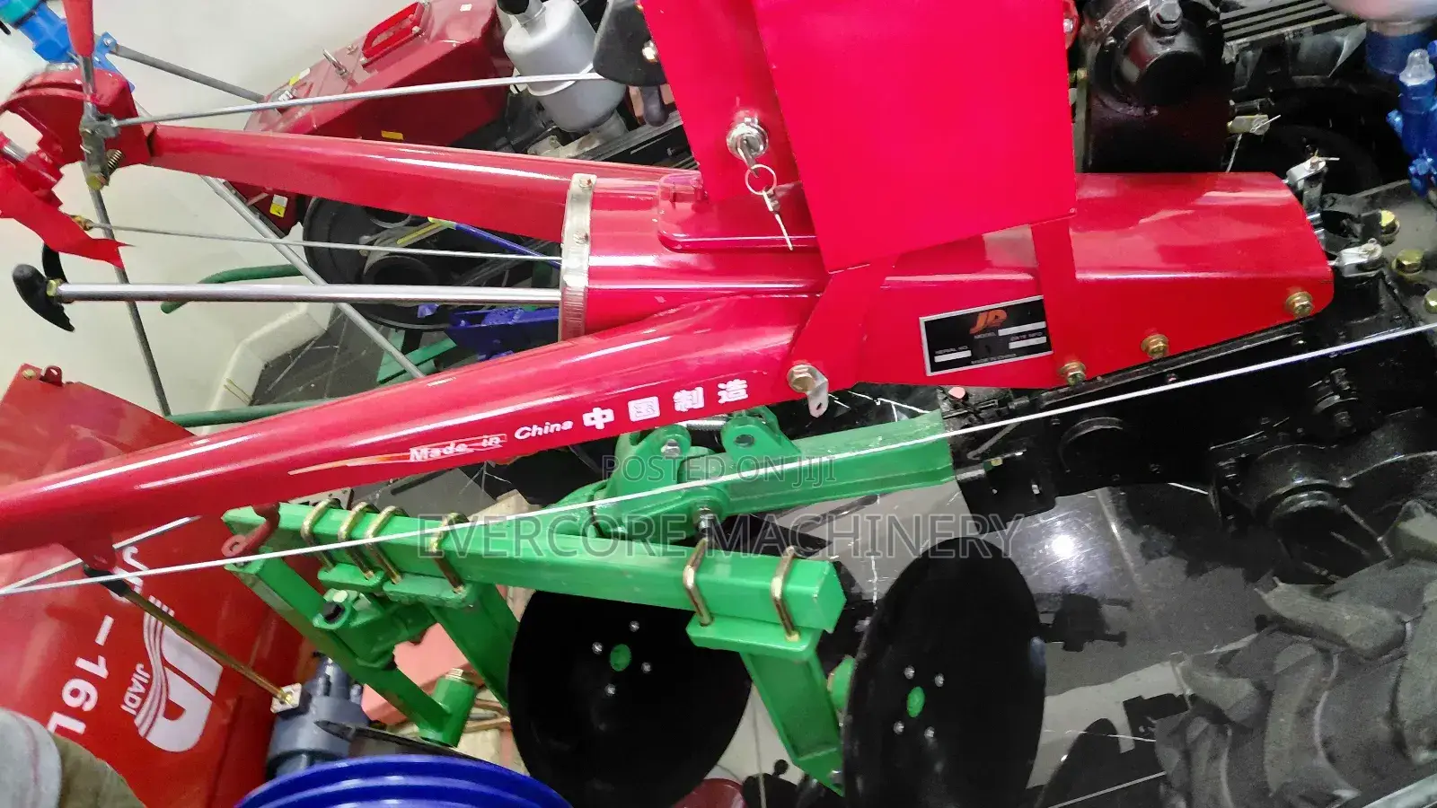 16hp Diesel Water-Cooled Walking Tractor With Disc Plough.