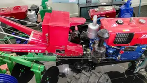 16hp Diesel Water-Cooled Walking Tractor With Disc Plough.